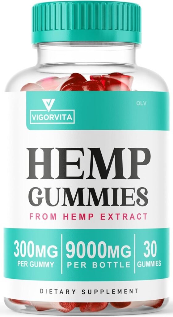 (1 Pack) Vigorvita - Vigorvita Hemp Gummies, Vigorvita Advance Formula 30 Gummies for 30 Days, Vigorvita Hemp, Vigorvita Gummy.